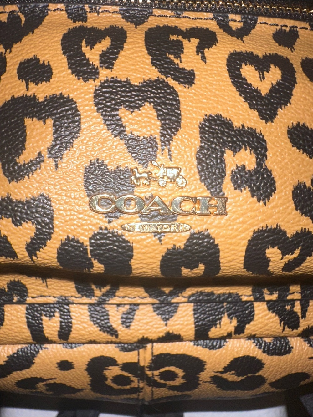 Coach Mini Charlie Backpack - Leopard Wildheart - Picture 4 of 16